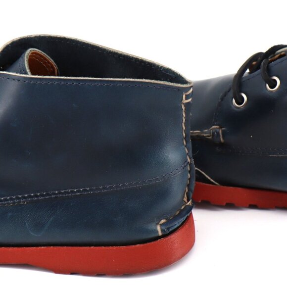 Quoddy Kennebec USA Made Moccasin Boots - Vibram Lug Sole - Mens Size 7.5D - Picture 6 of 16